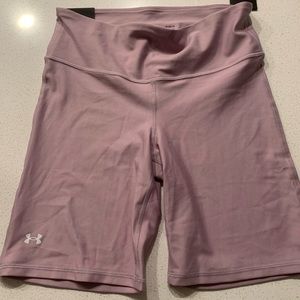 Under armour biker shorts. High waisted with 7” inseam.